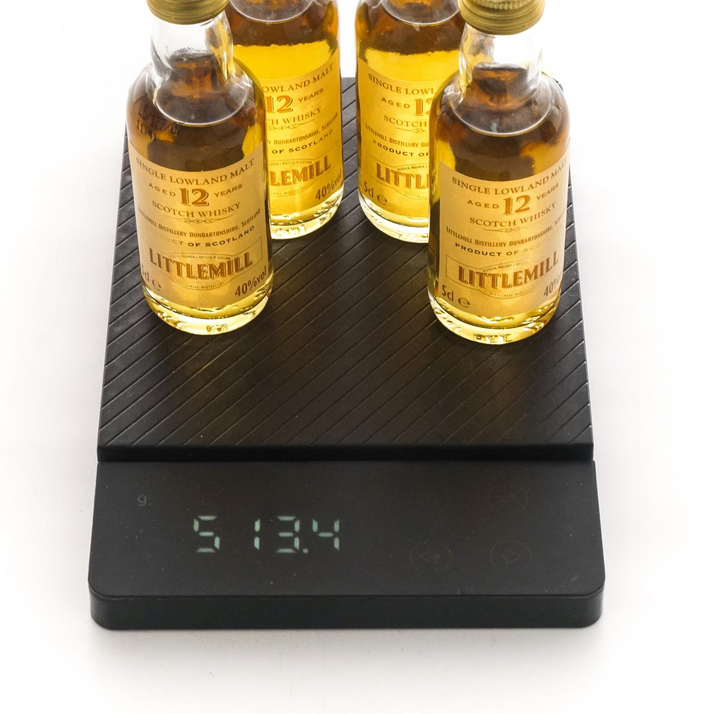 【酒版】Littlemill 小磨坊 12年 50ml*4瓶组
