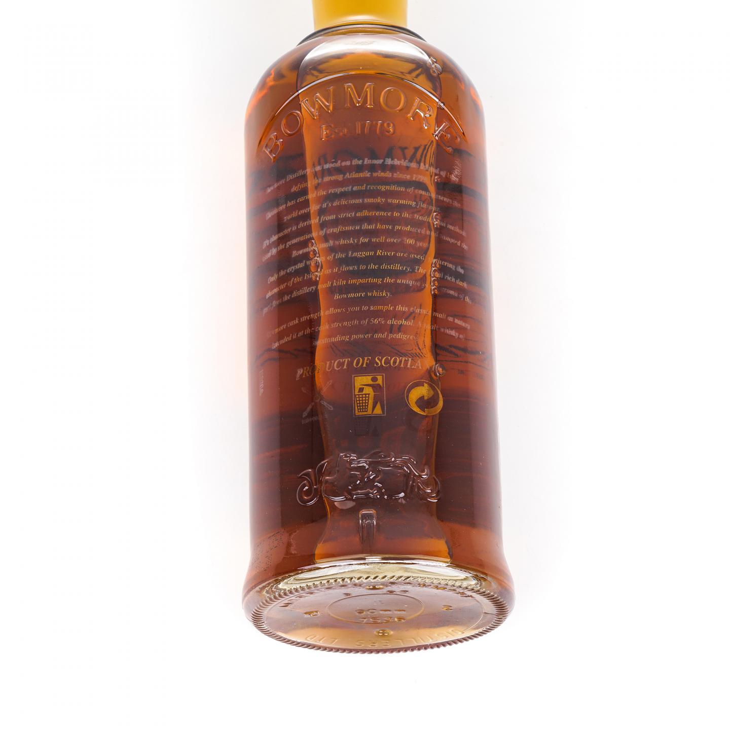 Bowmore 波摩 透明海鸥标 桶强 1L