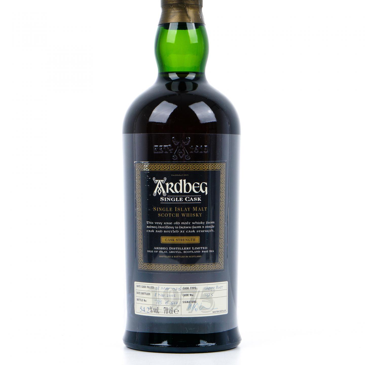 Ardbeg 阿贝 1975-2006 雪莉单桶#1375