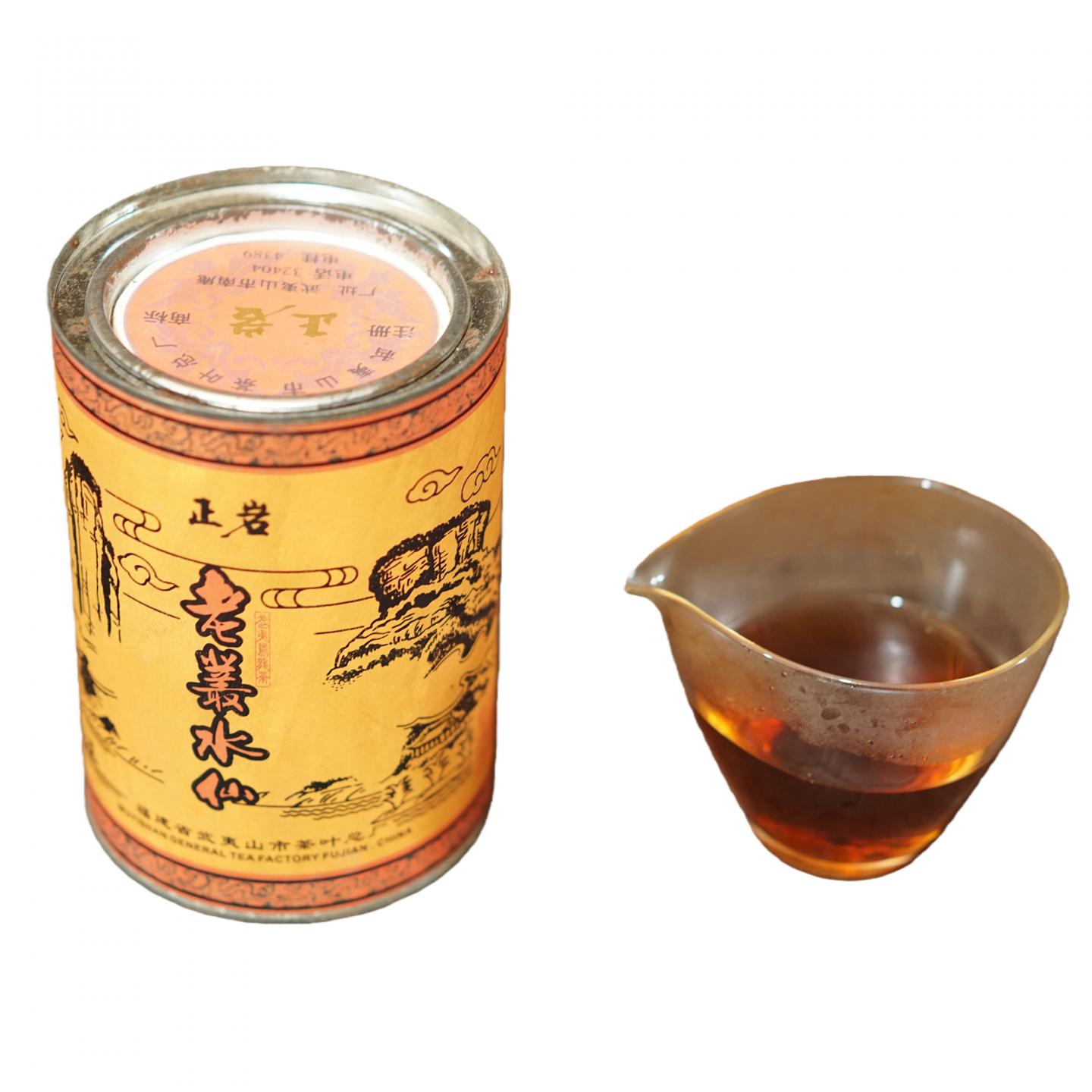 1990年代 岩茶总厂 老枞水仙一罐 150克 干仓