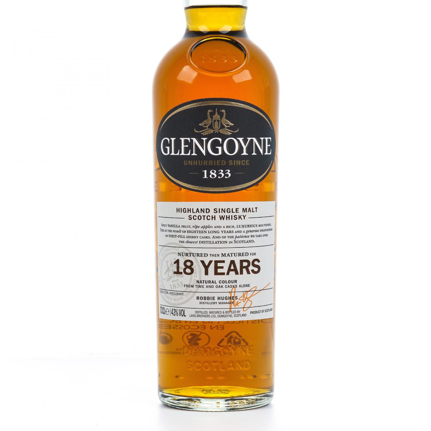Glengoyne 格兰哥尼 18年 2018 单一麦芽威士忌