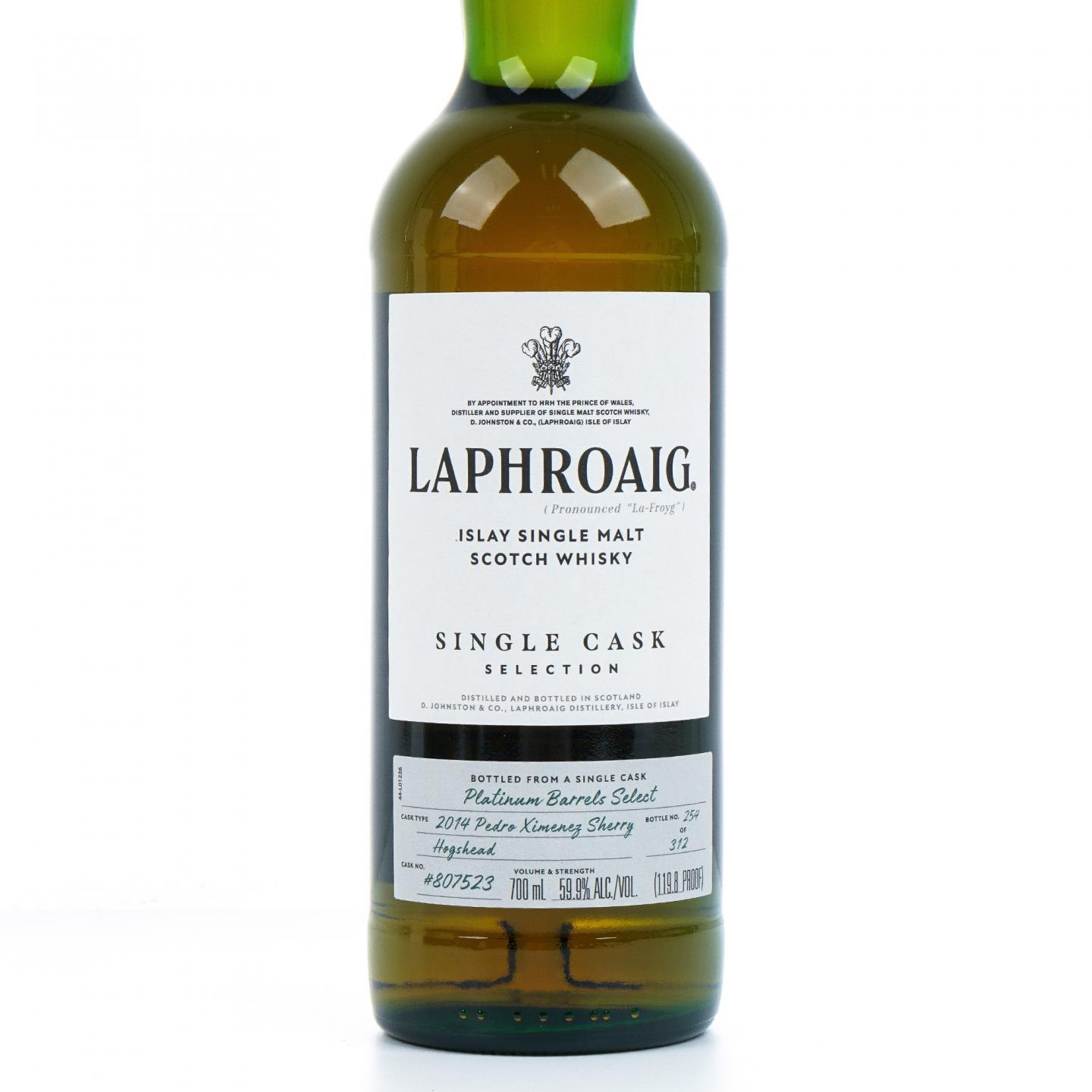 Laphroaig 拉弗格 2014 单桶#807523 PX雪莉桶
