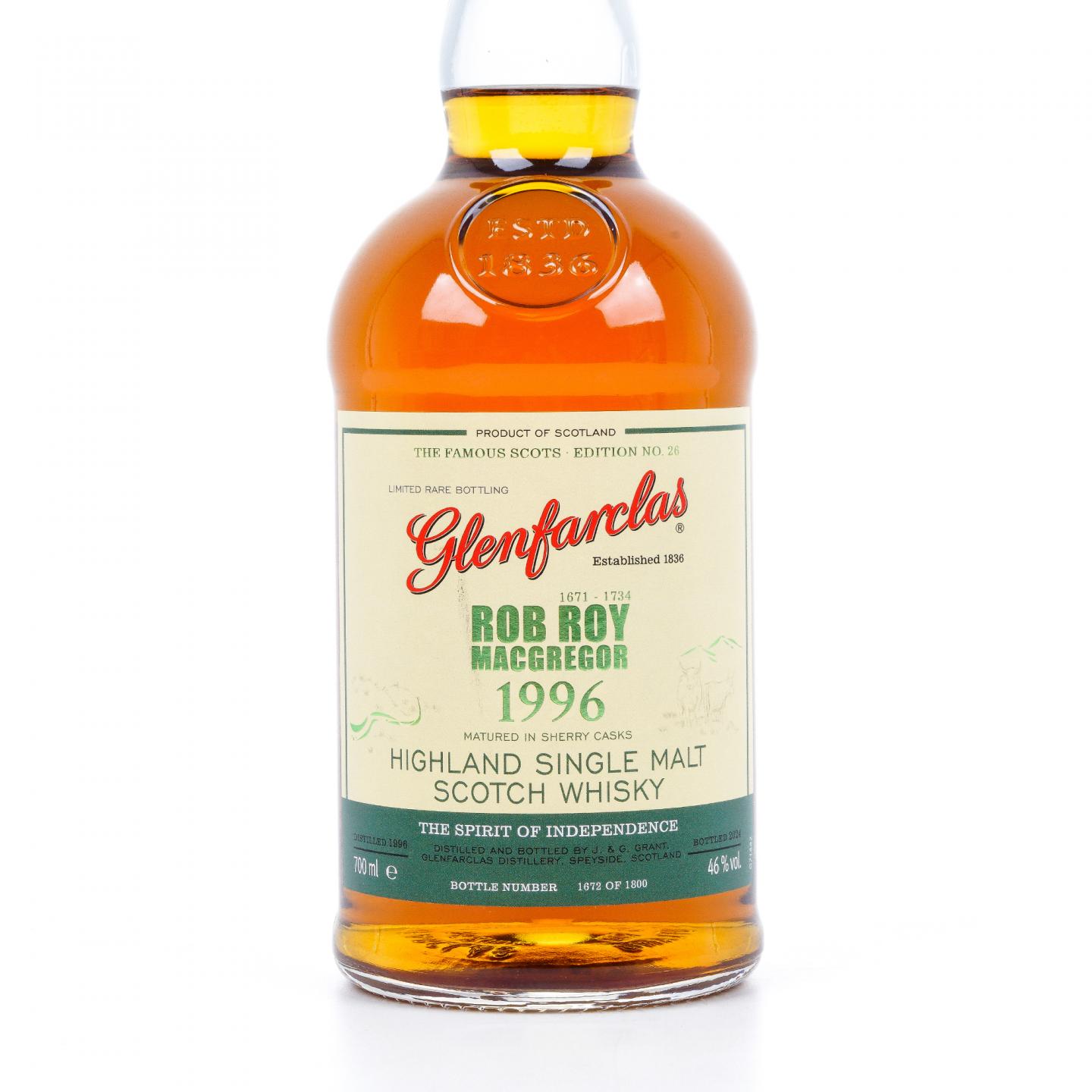Glenfarclas 格兰花格 1996-2024 雪莉桶