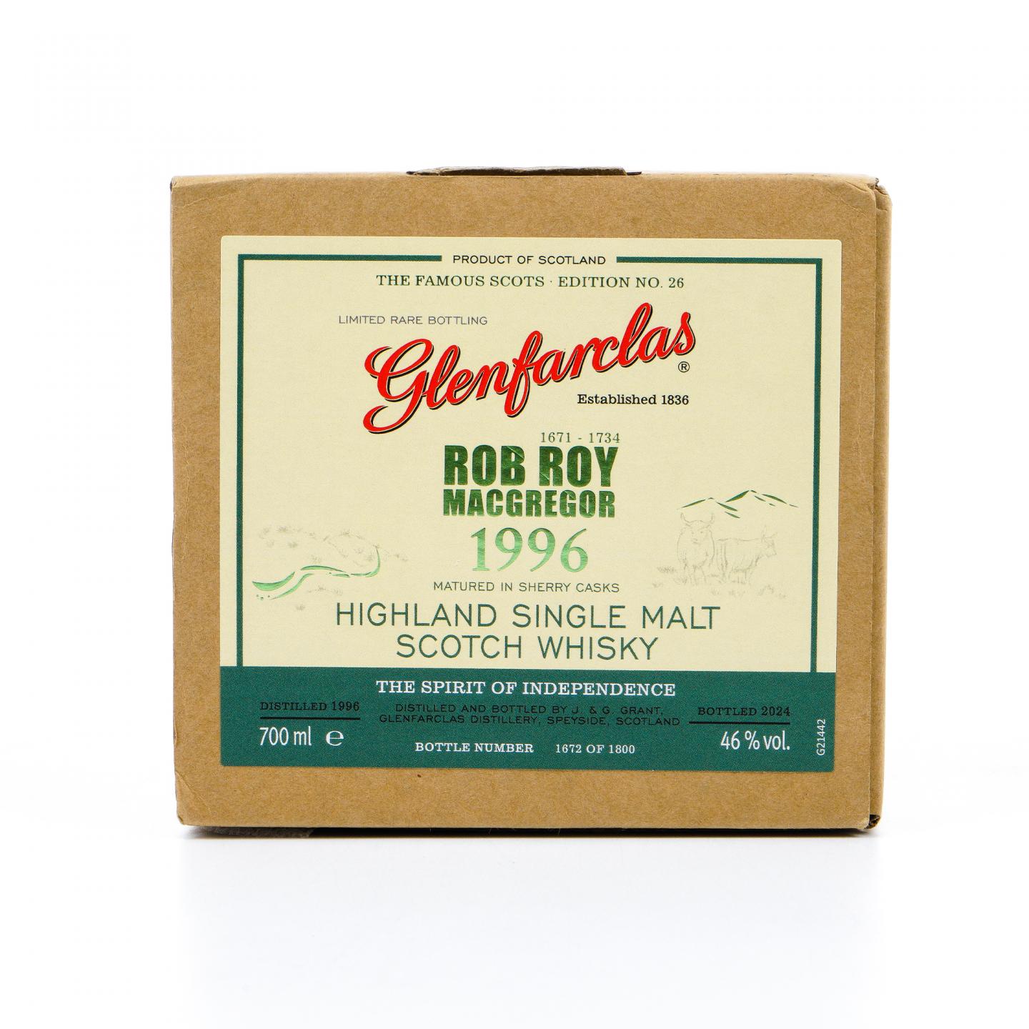 Glenfarclas 格兰花格 1996-2024 雪莉桶