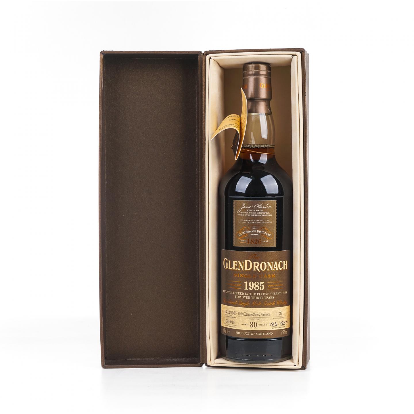 Glendronach 格兰多纳 30年 1985-2016 雪莉单桶#1037