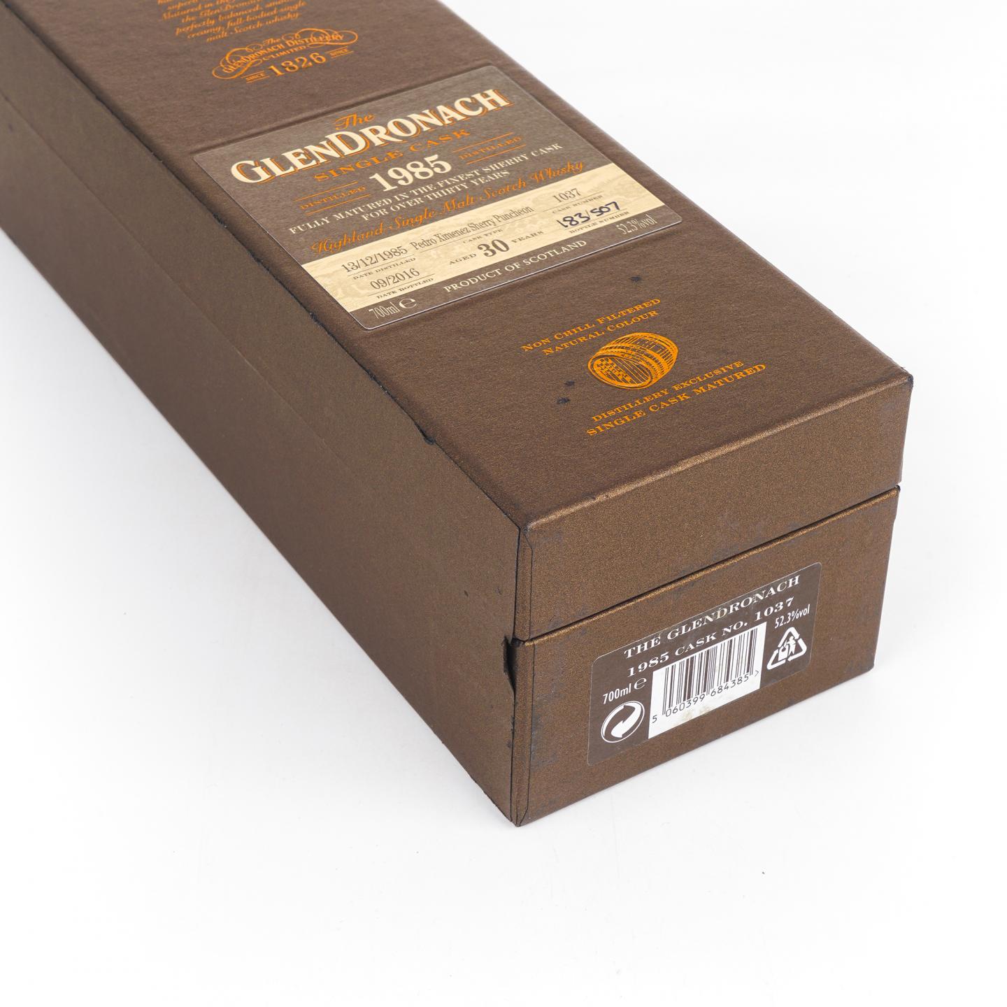 Glendronach 格兰多纳 30年 1985-2016 雪莉单桶#1037