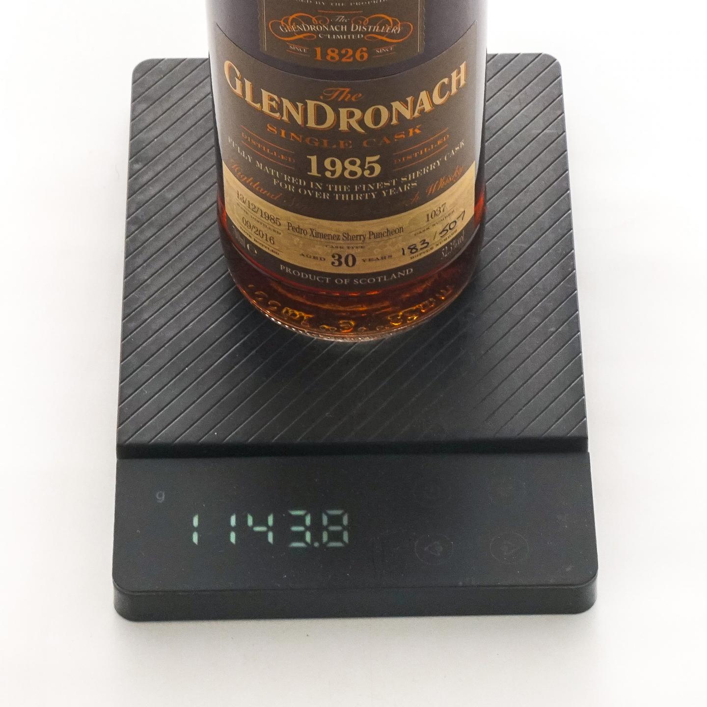 Glendronach 格兰多纳 30年 1985-2016 雪莉单桶#1037