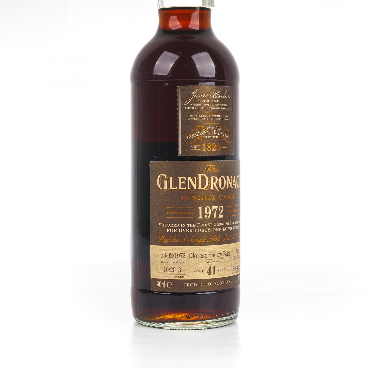 Glendronach 格兰多纳 41年 1972-2013 雪莉单桶#702