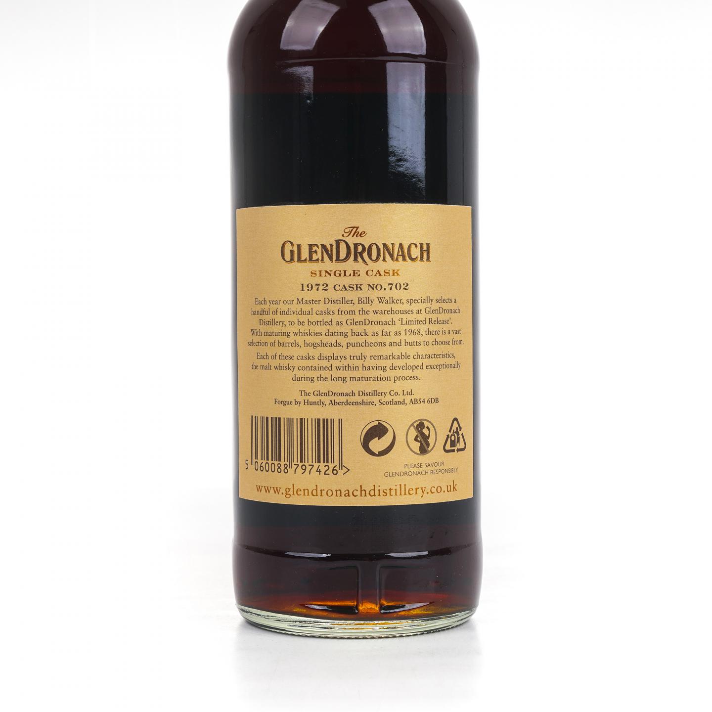 Glendronach 格兰多纳 41年 1972-2013 雪莉单桶#702