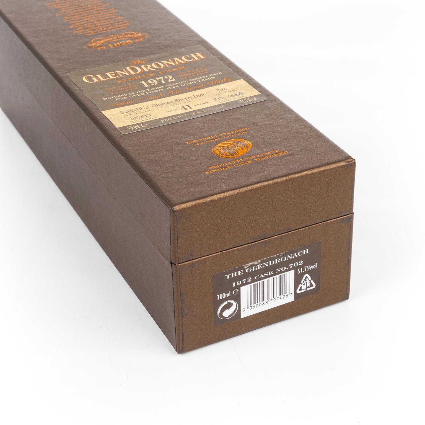 Glendronach 格兰多纳 41年 1972-2013 雪莉单桶#702