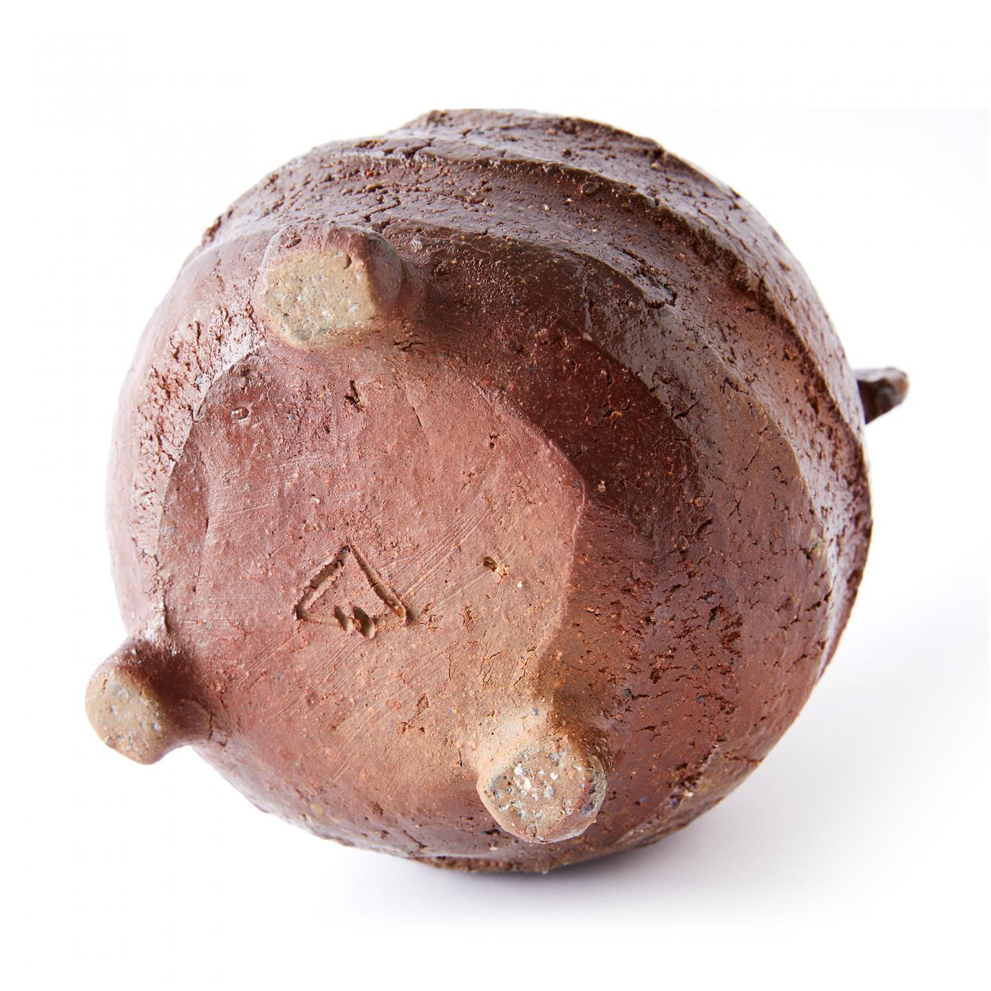 平川忠｜平成时期 纯手捏侘寂风异形花器