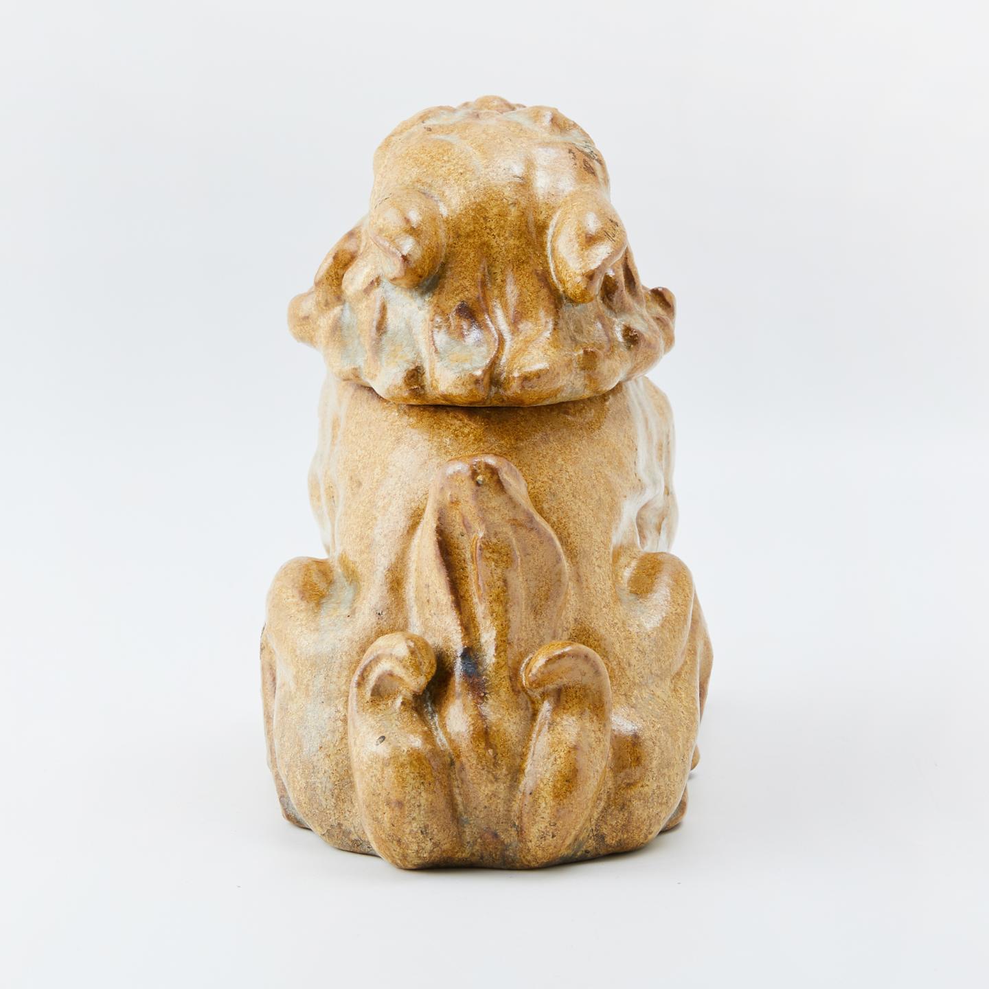 作者在铭｜昭和时期 名家作濑户烧祥狮香炉