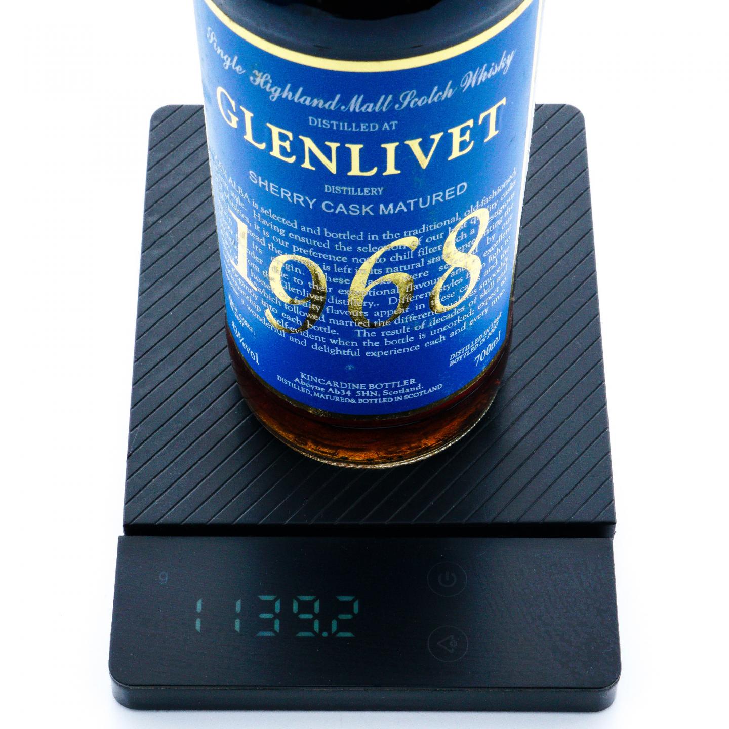 Glenlivet 格兰威特 1968-2007 雪莉桶