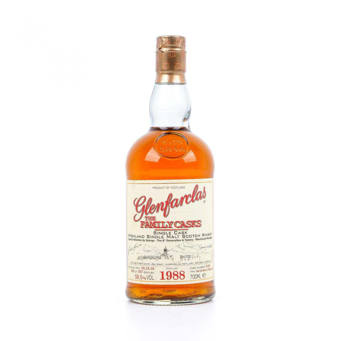 Glenfarclas 格兰花格 1988-2018 雪莉桶 家族桶#7128