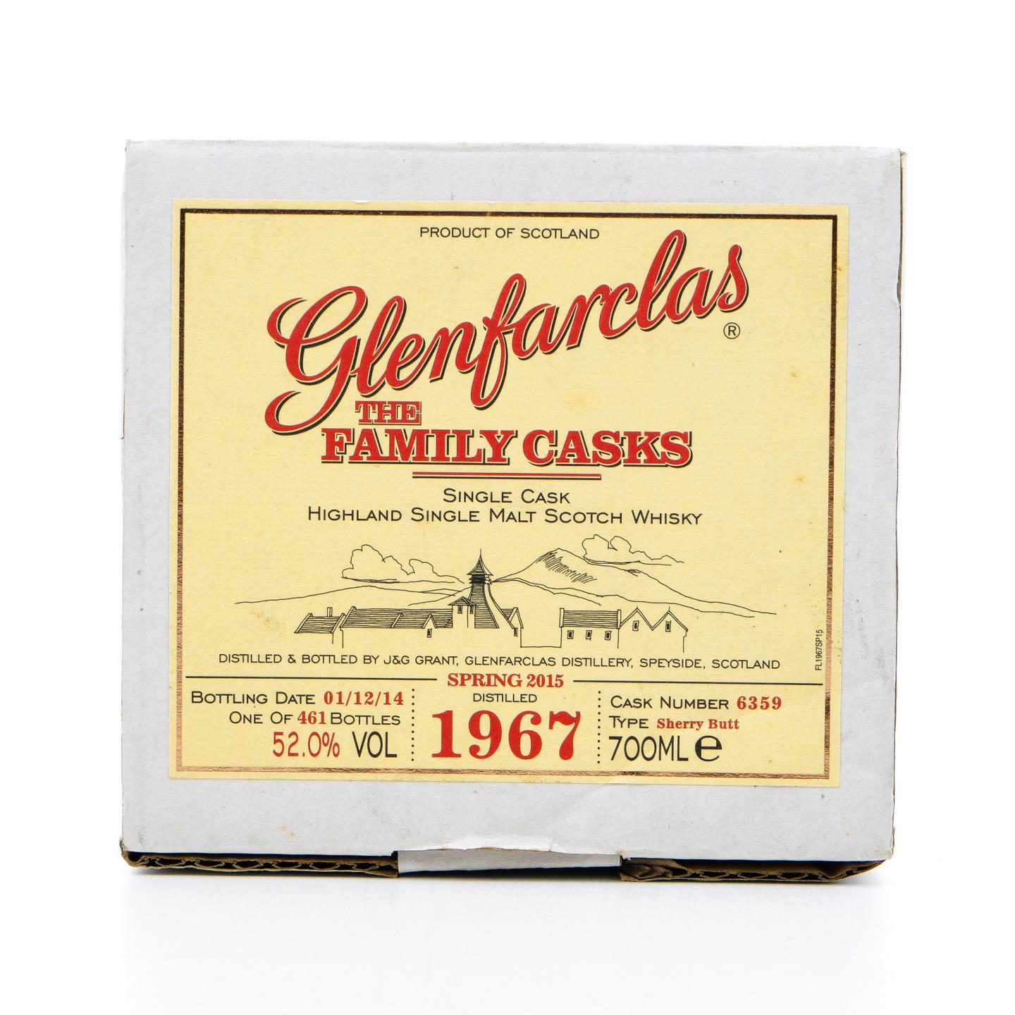 Glenfarclas 格兰花格 1967-2014 家族桶#6359 雪莉桶 礼盒