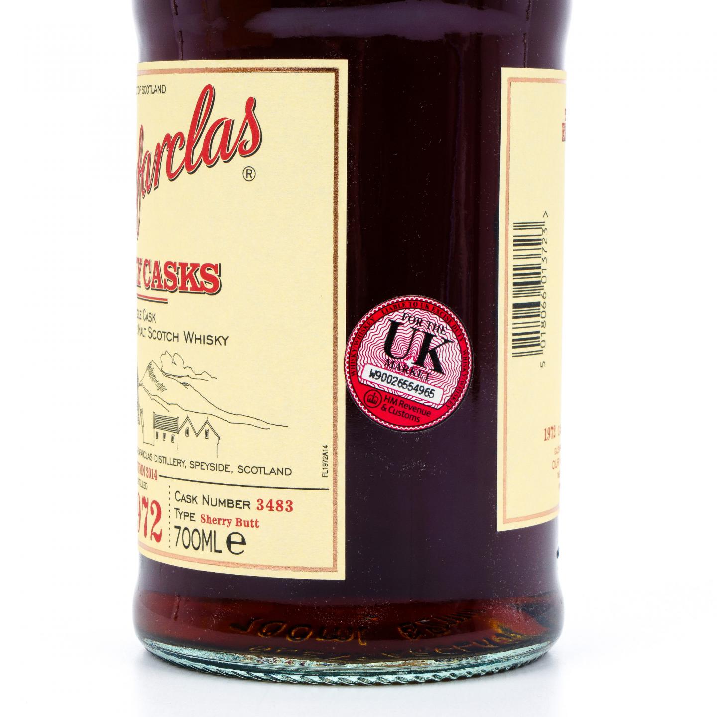 Glenfarclas 格兰花格 1972-2014 家族桶 雪莉单桶#3483