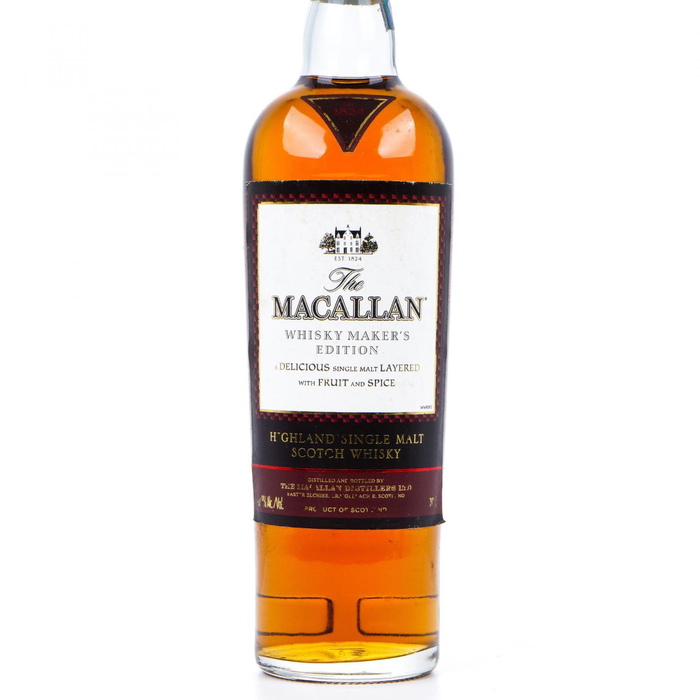 Macallan 麦卡伦 1824系列 Whisky Maker's Edition