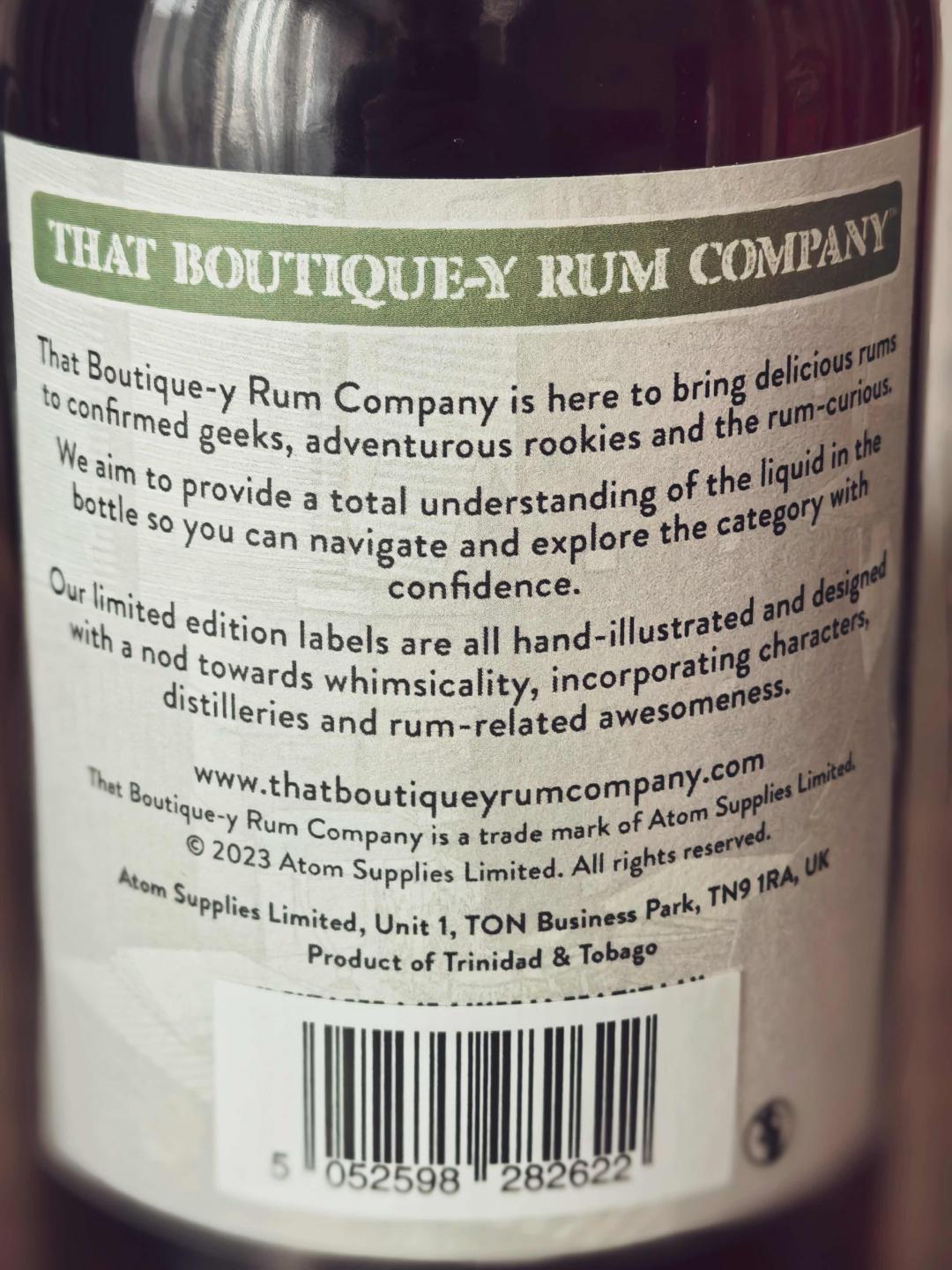 特立尼达TDL-Tencane 十甘蔗14年朗姆酒 单桶桶强 60.4%Vol.