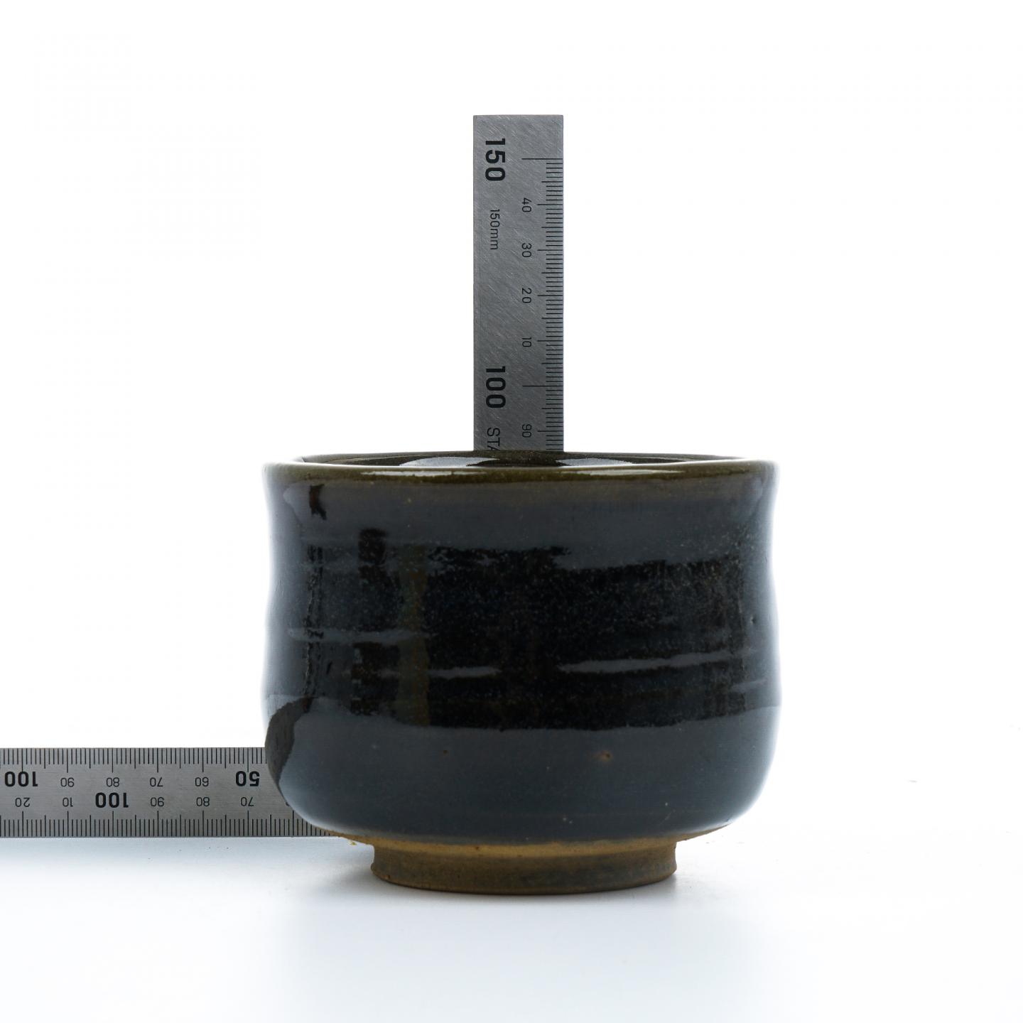 昭和时期｜小鹿田烧人间国宝·小鹿田技艺保存会 抹茶碗 无盒