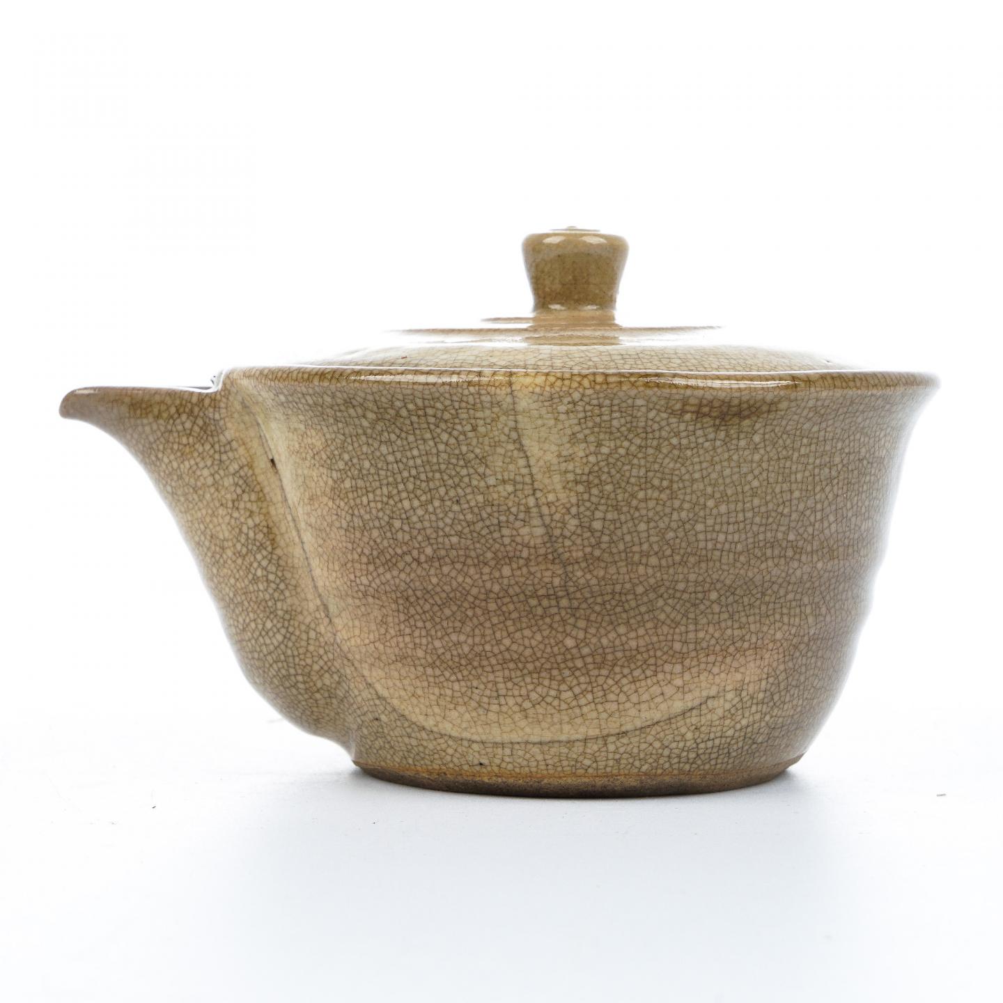 昭和时期｜萩烧大家·十二代田园陶兵卫 茶器套装带原盒