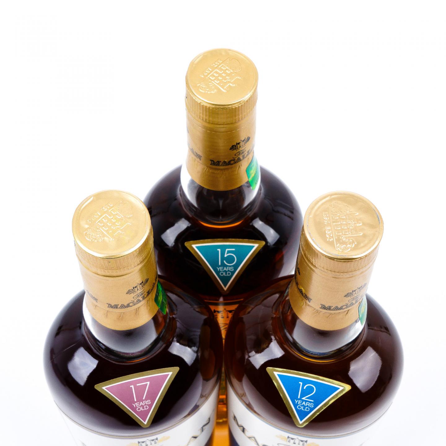 Macallan 麦卡伦 17/15/12年 Fine Oak 3瓶组