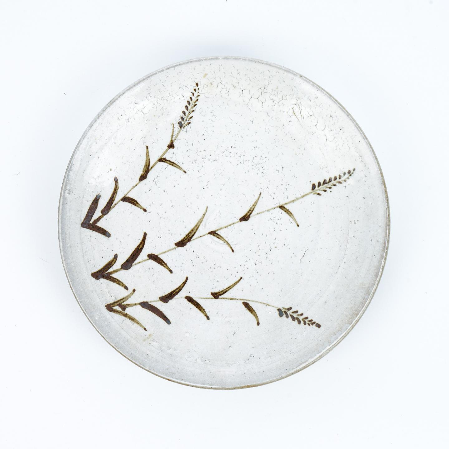 昭和时期｜志野烧人间国宝·荒川丰藏 水月窑 干泡壶承 不带盒