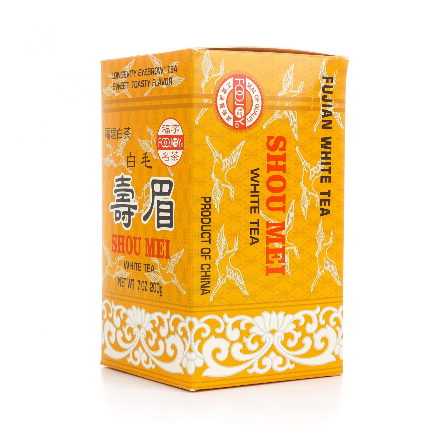 1990年代 福字牌 白毛寿眉 一盒 200g 干仓