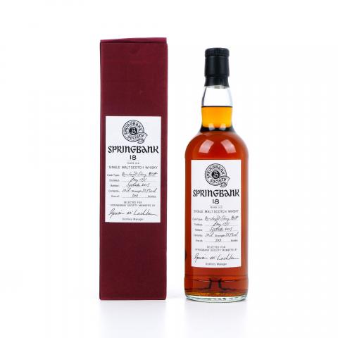 Springbank 云顶 18年 1997-2015 雪莉桶 云顶协会