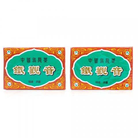 1990年代 国营北硿华侨茶厂 铁观音 两盒*100g 干仓