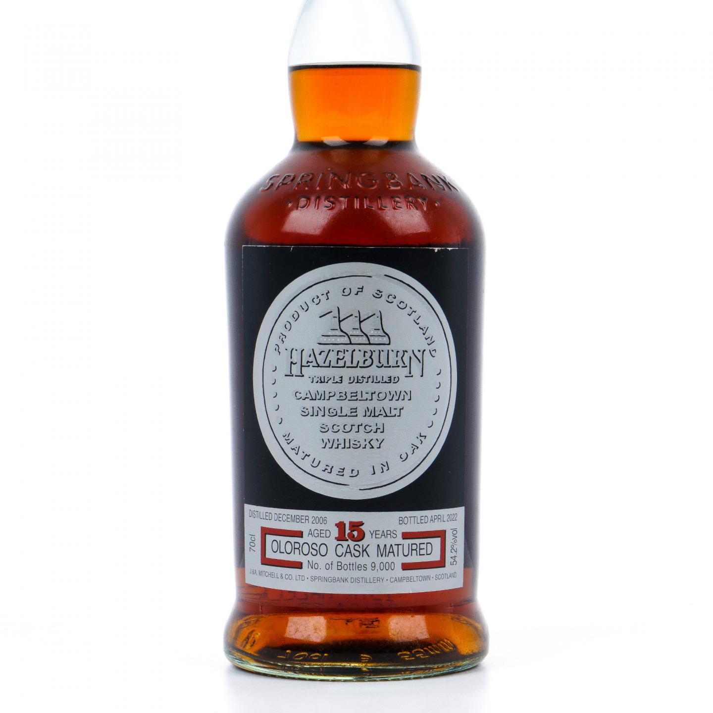 Hazelburn 哈索本 15年 2006-2022 Oloroso雪莉桶