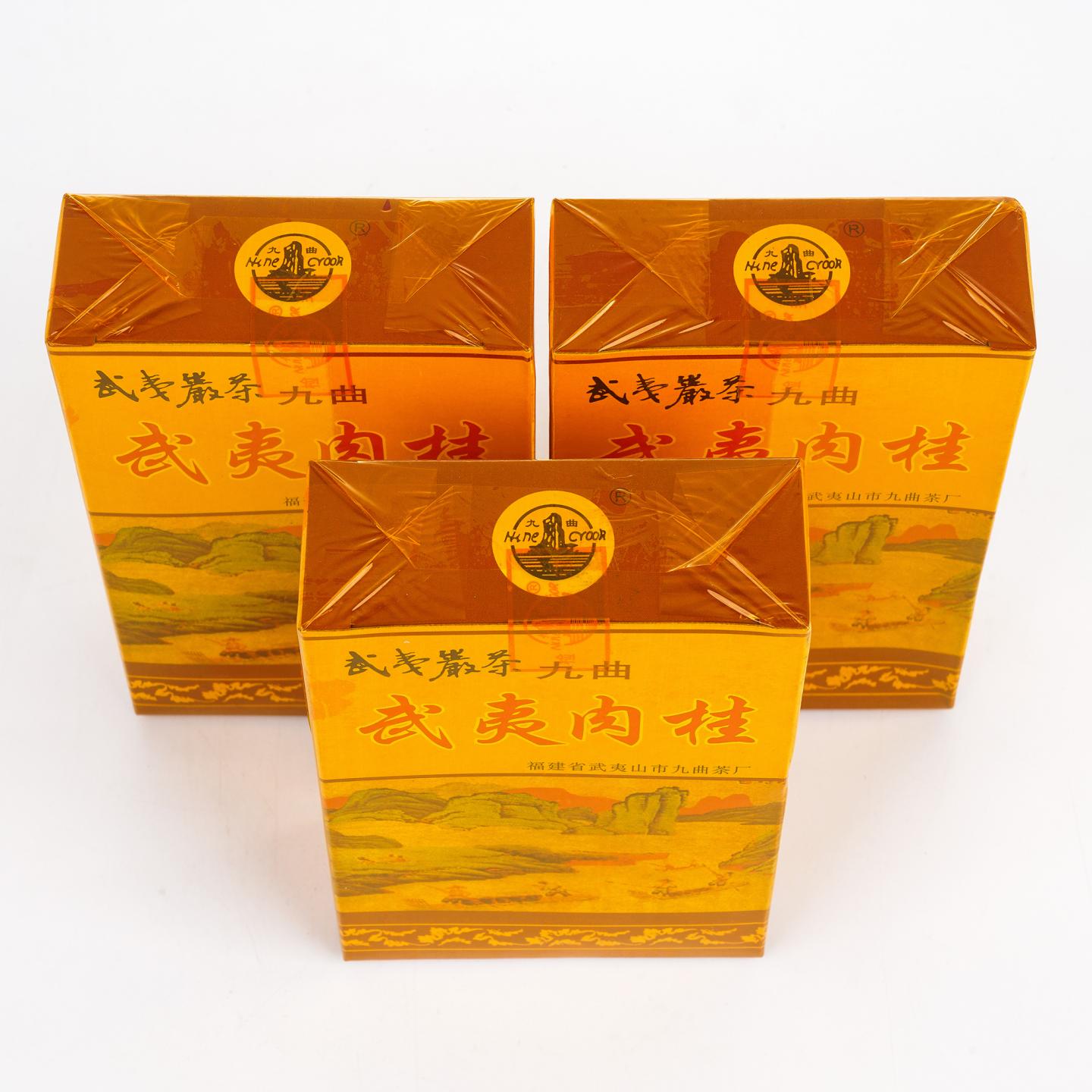 武夷山市九曲茶厂 正岩精品肉桂 3盒*50克 干仓