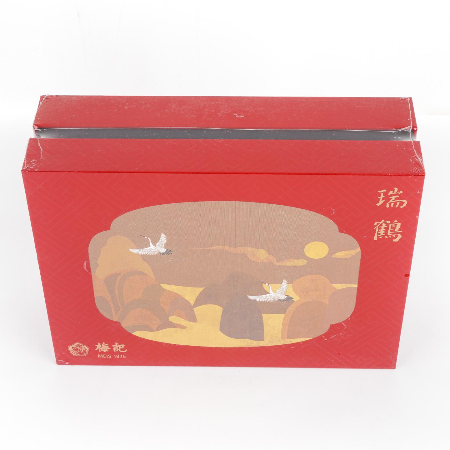 1990年代 梅记 瑞鹤 三合一老茶礼盒(乌龙茶)125g*2