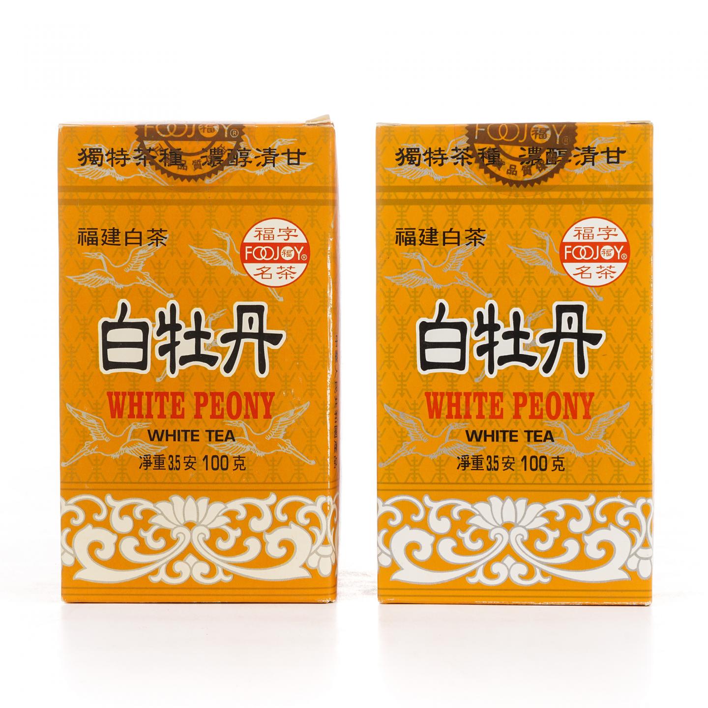 1990年代 出口级福字牌 白牡丹 100克*2盒 干仓