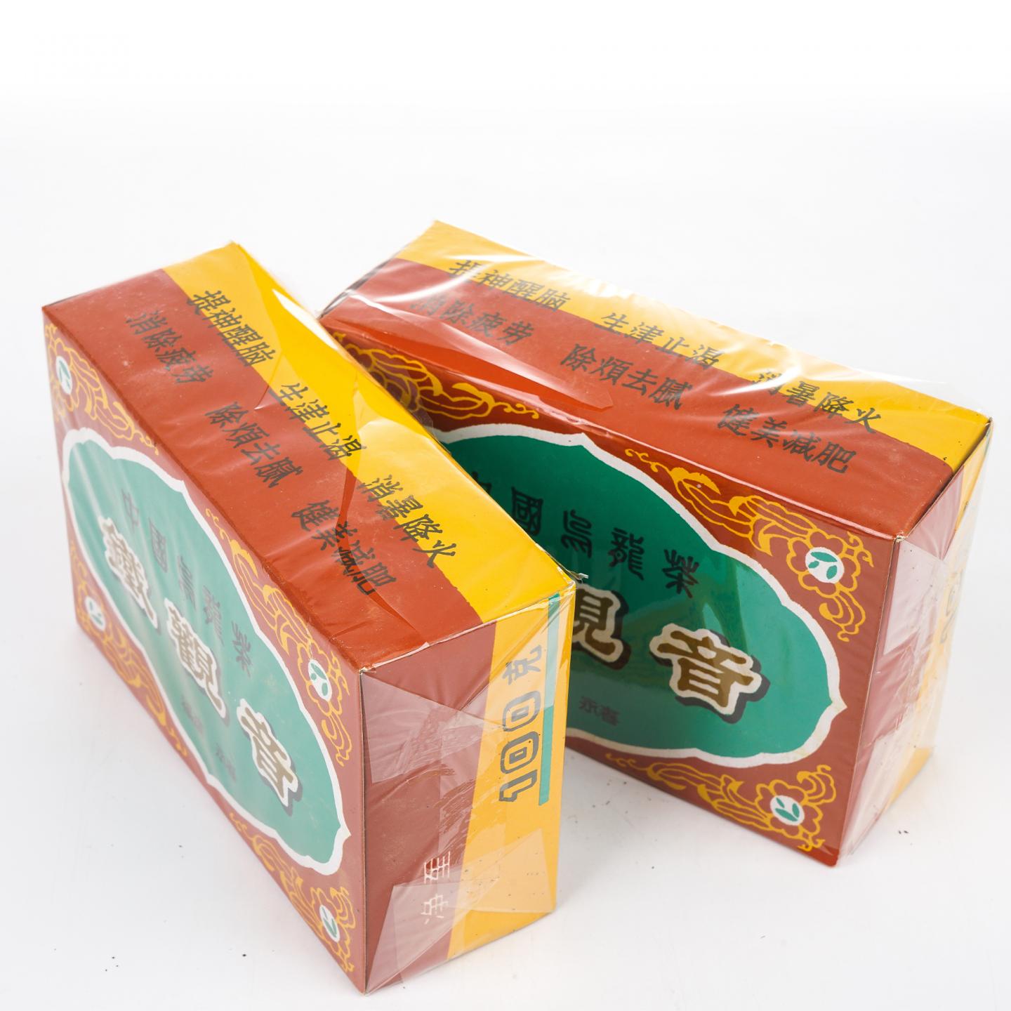 1990年代 国营北硿华侨茶厂 铁观音 三盒*100g 干仓