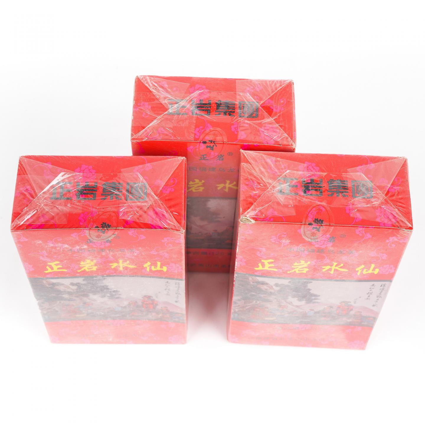 1998年 武夷山市茶叶总厂 「正岩」正岩水仙 三盒*125g 干仓