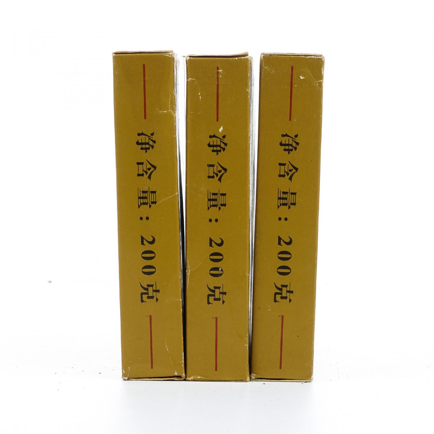 2004年 云南下关茶厂出品 特制下关方砖 3砖组*200克 干仓