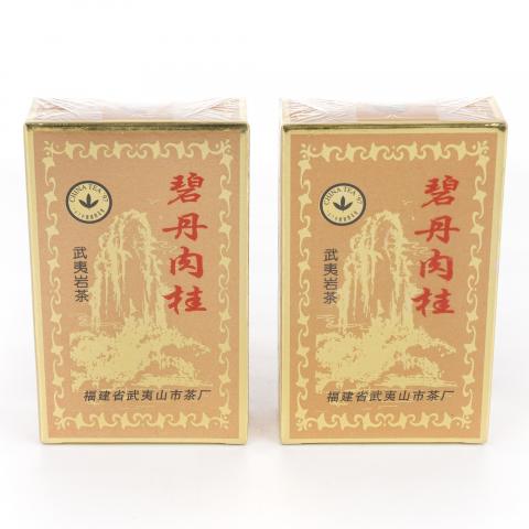 1998年 武夷山市茶叶总厂 「夷峰」碧丹肉桂 两盒*50g 干仓