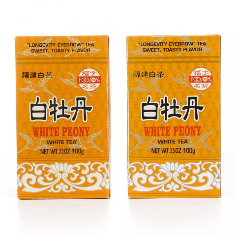 1990年代 出口级福字牌 白牡丹 100克*2盒 干仓