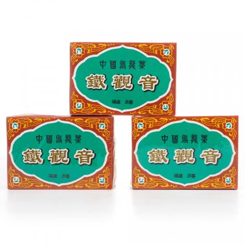 1990年代 国营北硿华侨茶厂 铁观音 三盒*100g 干仓