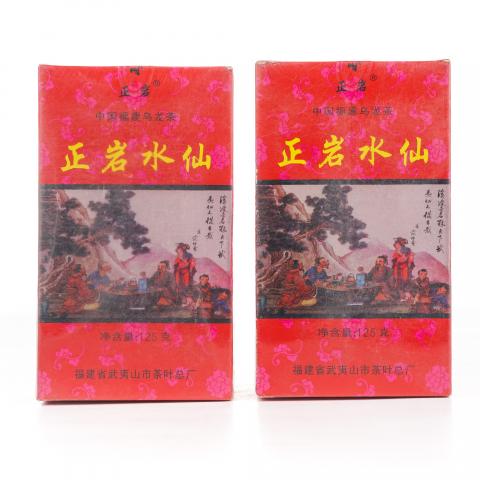 1998年 武夷山市茶叶总厂 「正岩」正岩水仙 两盒*125g 干仓