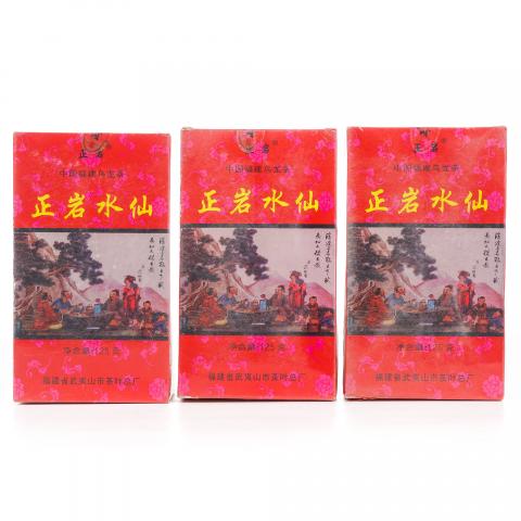 1998年 武夷山市茶叶总厂 「正岩」正岩水仙 三盒*125g 干仓