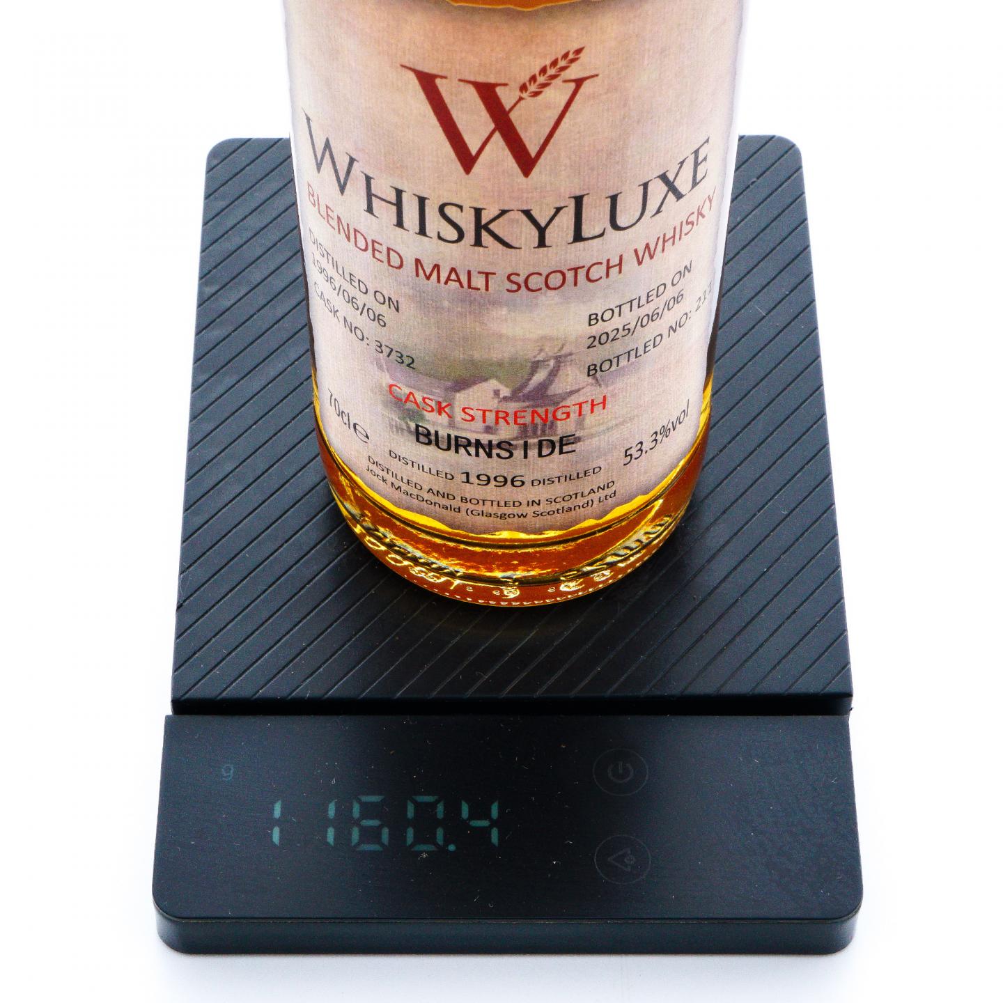 Burnside 1996-2025 百富汤匙桶#3732 Whiskyluxe 桶强