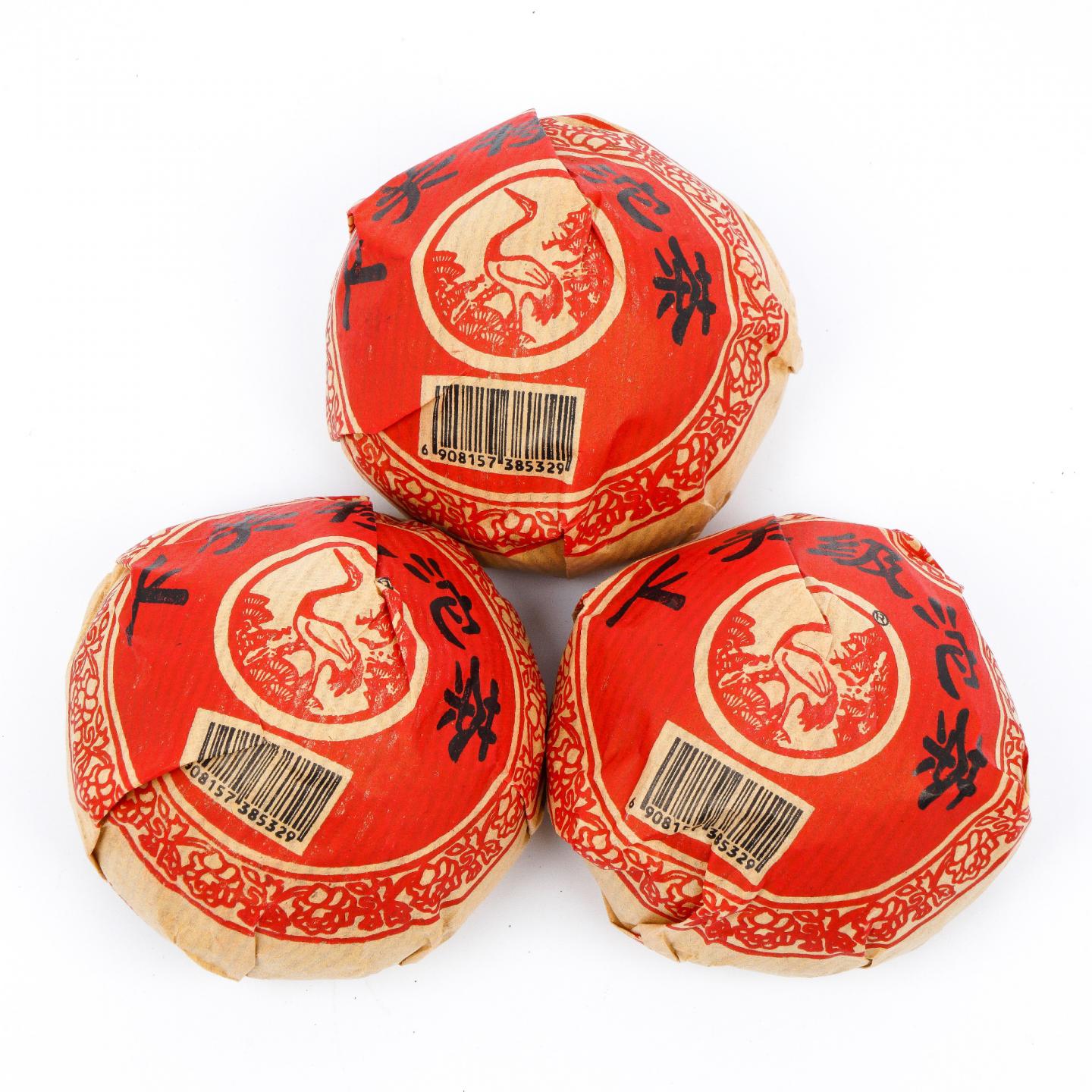 2003年 云南下关茶厂 下关特级沱茶 3盒组*约100克 干仓