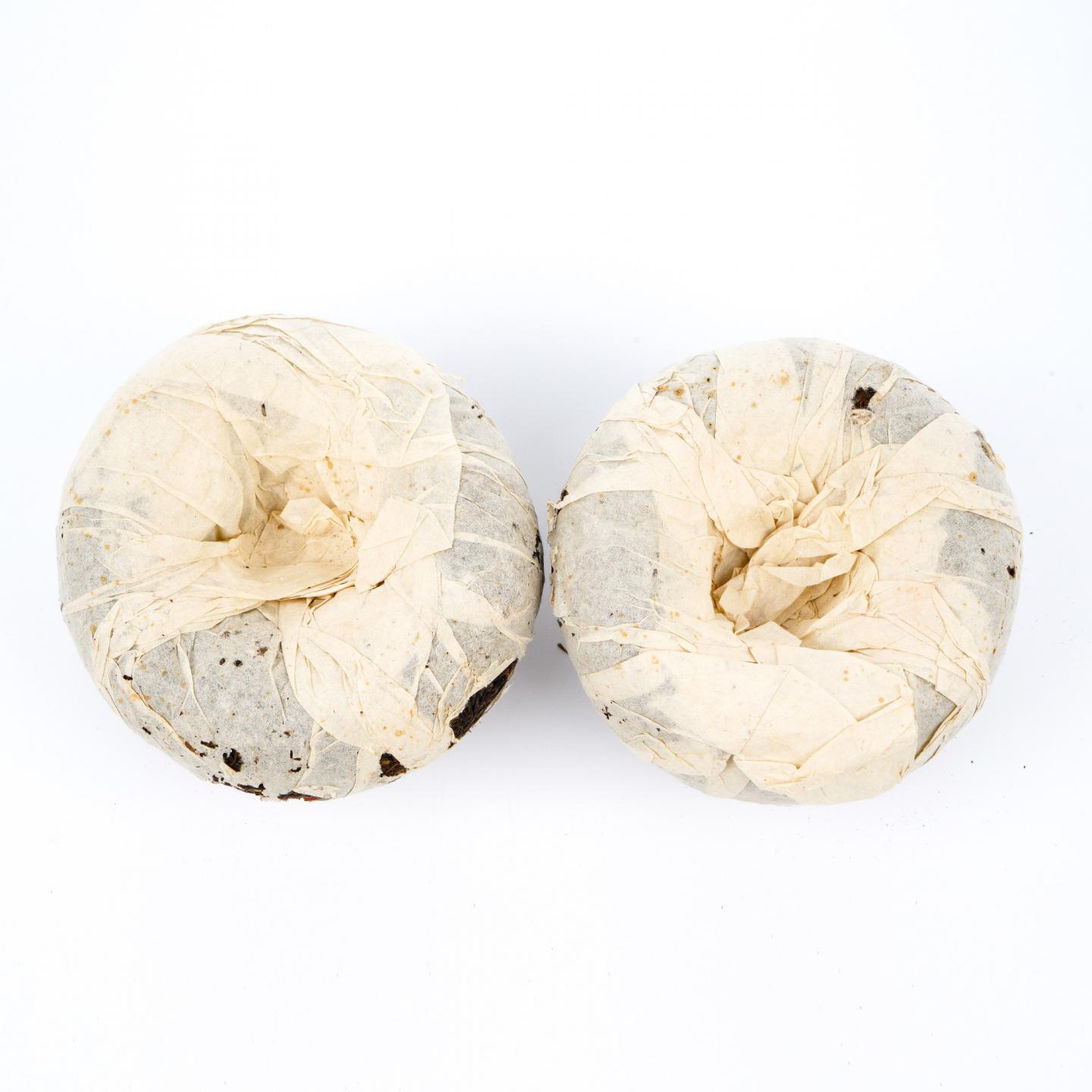 2004年 云南勐海茶厂 益贡沱普洱沱茶 约500g*2 干仓
