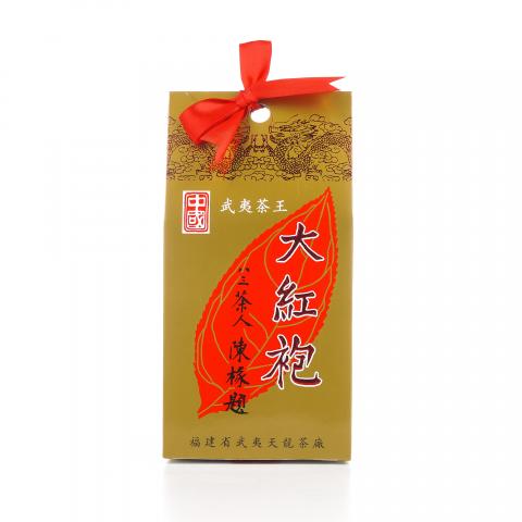 1999年 武夷天龙茶厂 「天龙」陈椽题大红袍 一盒 125g 干仓