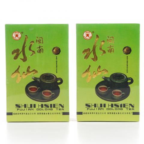 1990年代初 国营北硿华侨茶厂 「蝴蝶」闽南水仙 两盒*125g 干仓