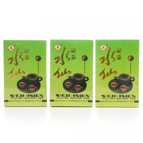 1990年代初 国营北硿华侨茶厂 「蝴蝶」闽南水仙 三盒*125g 干仓