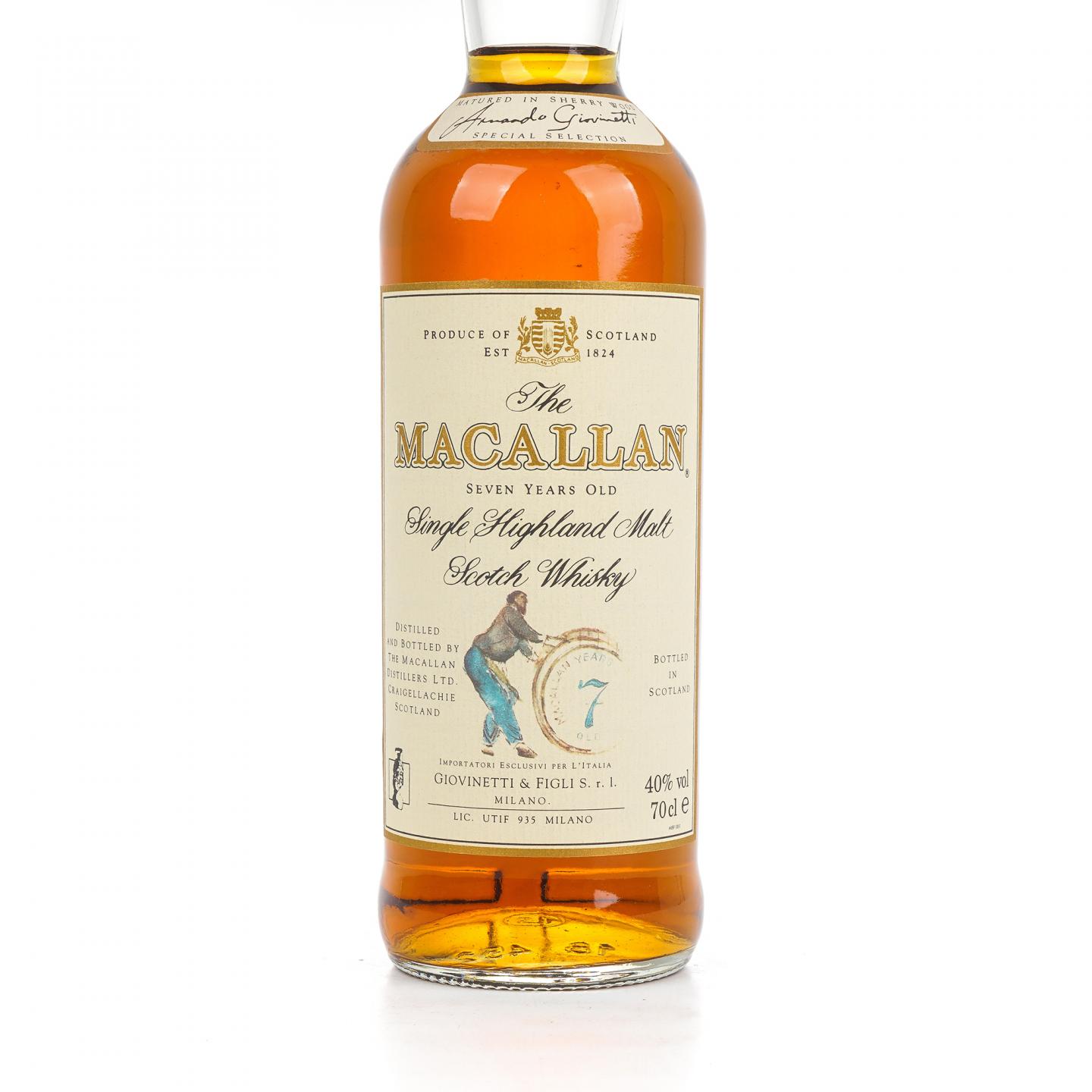 Macallan 麦卡伦 7年 推桶匠 雪莉桶