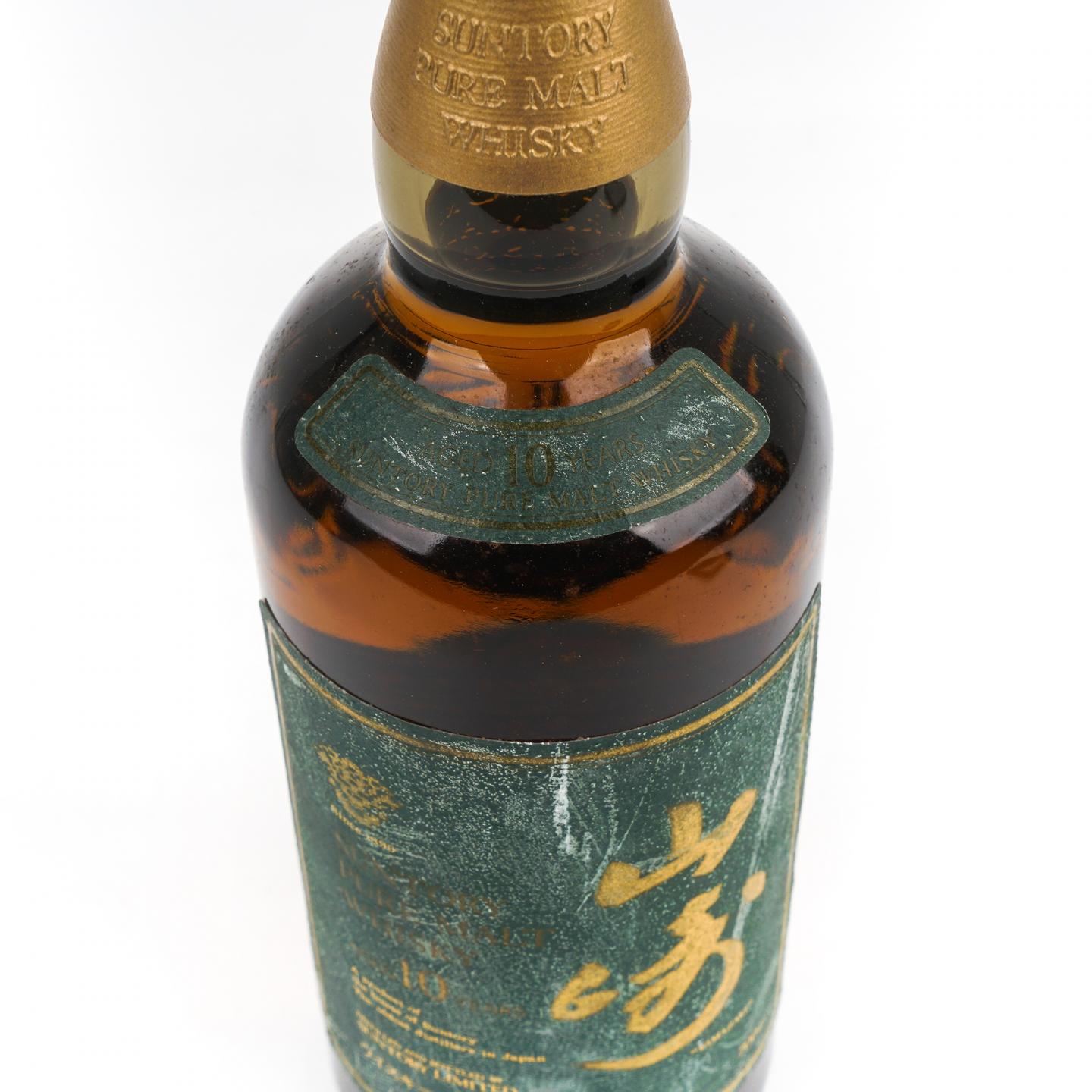 山崎 10年 金花标 Pure Malt 绿标