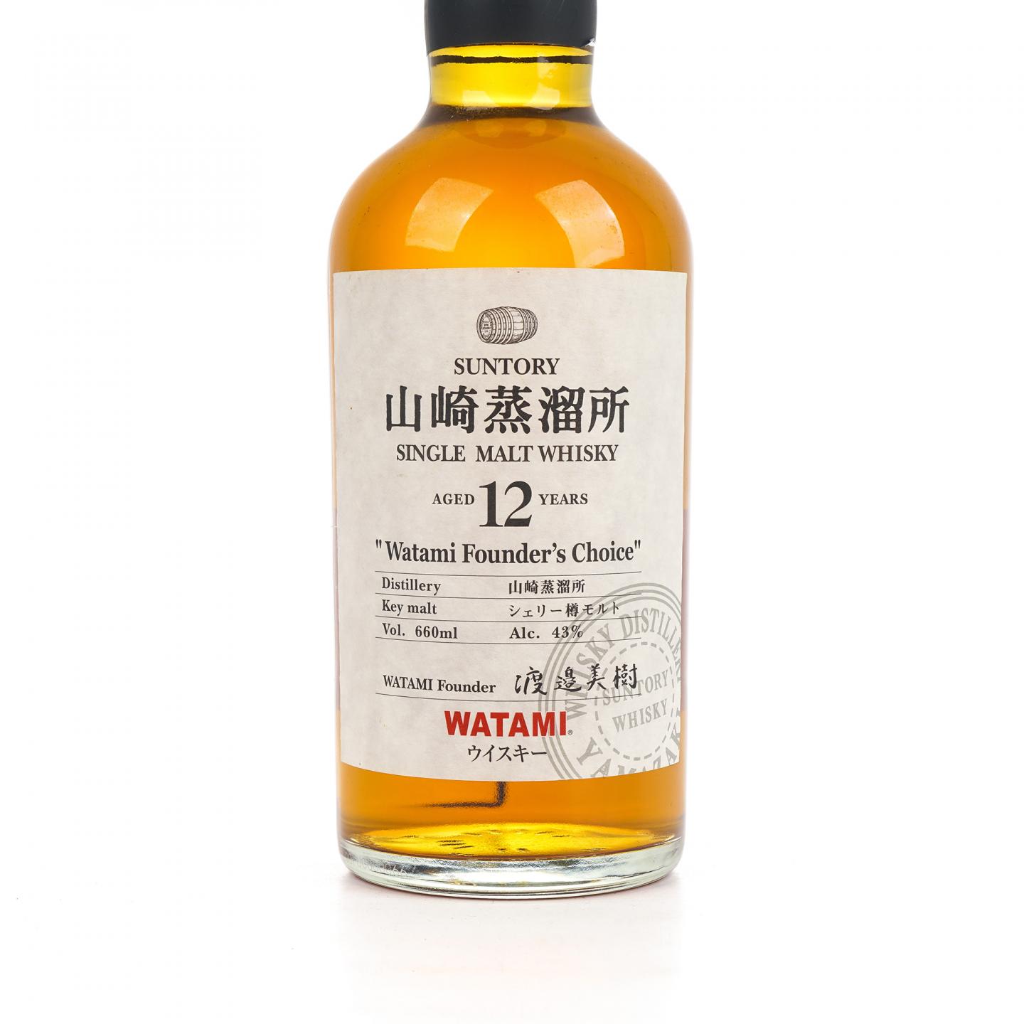 山崎 12年 渡边美树 Watami Founder’s Choice 660ML